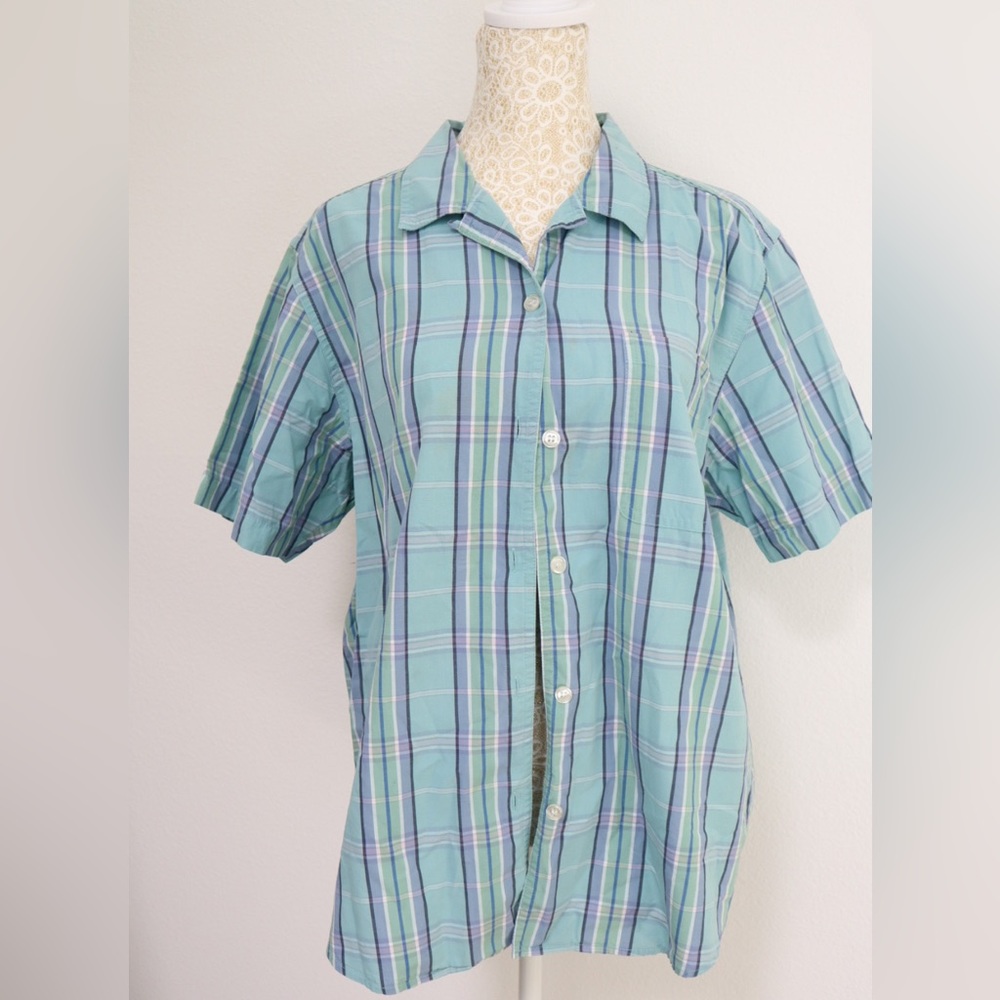 Karen Scott Cotton Button Up